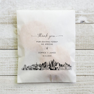 Sacs Mariage Atlanta Skyline Merci Favoriser