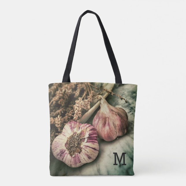 Sacs monogrammes personnalisés à base d'ail / de f (Dos)