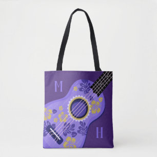 Sacs monogrammes personnalisés Ukulele