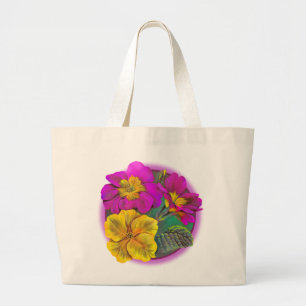 Sacs noir Primrose jaune & violet fine art