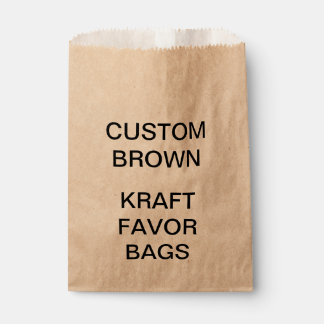 Sacs préférés personnalisés en papier Kraft person