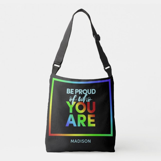 Sacs Pride de nom personnalisé (Devant)