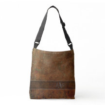 Sacs rustiques de couverture de livre dans le brun