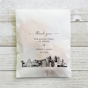 Sacs Tucson Skyline Mariage Merci Favoriser
