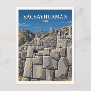Sacsayhuamán Cusco Peru Postkarte