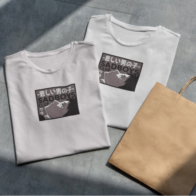 Sad Boy Anime T-Shirt (Von Creator hochgeladen)