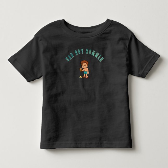 Sad Boy Summer Kleinkind T-shirt (Vorderseite)