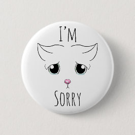 Sad Cat Face: Ich bedauere Button