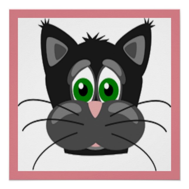 SAD CAT POSTER (Vorderseite)