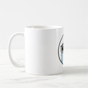 Sad Cry Face Emoji Kaffeetasse