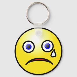Sad Cry Face Schlüsselanhänger