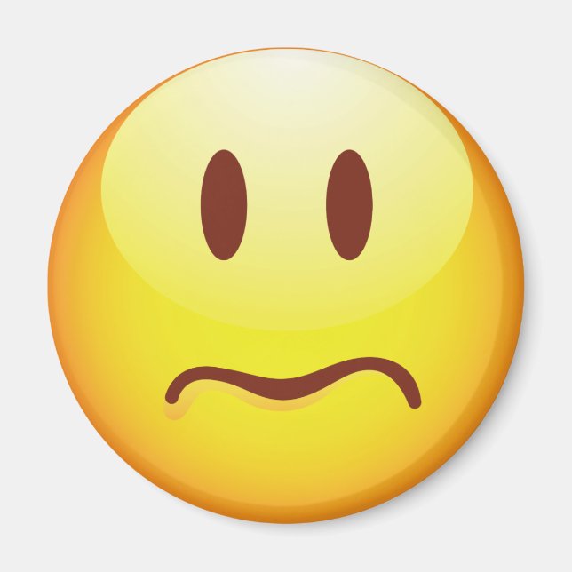 Sad Emoticon Magnet (Vorne)