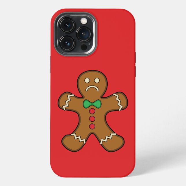 Sad Gingerbread Man iPhone 13 Pro Max Hülle (Rückseite)