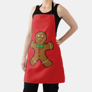 Sad Gingerbread Man Schürze