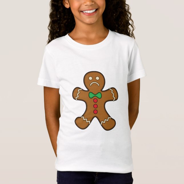 Sad Gingerbread Man T-Shirt (Vorderseite)