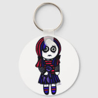 Sad Goth Girl Schlüsselanhänger