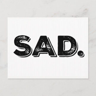 SAD Ides of Trump Protest Postcard Postkarte