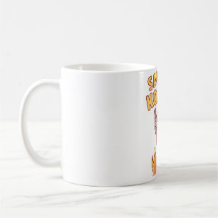 Sad Koala gefangen in Bushfire, Rett der Koalas Kaffeetasse