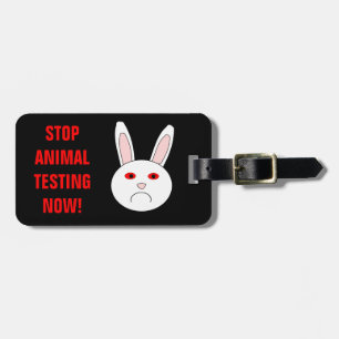 "Sad Labrador Rabbit Custom Luggage"-Tag Gepäckanhänger