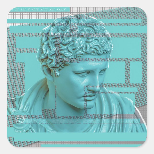 Sad Man Sticker (Vorderseite)