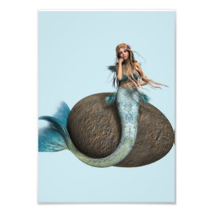 Sad Mermaid Fotodruck
