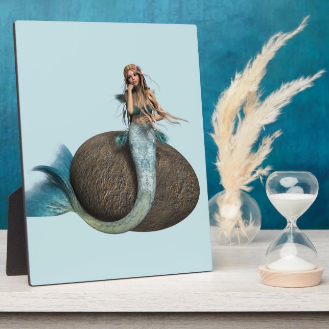 Sad Mermaid Fotoplatte (Seite)