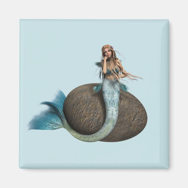 Sad Mermaid Magnet (Vorne)