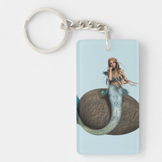 Sad Mermaid Schlüsselanhänger (Vorderseite)