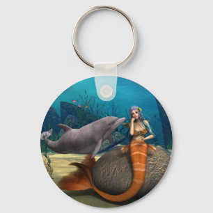Sad Mermaid Schlüsselanhänger