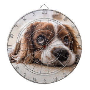 Sad-Mit Augen Cocker Spanierhund Dartscheibe