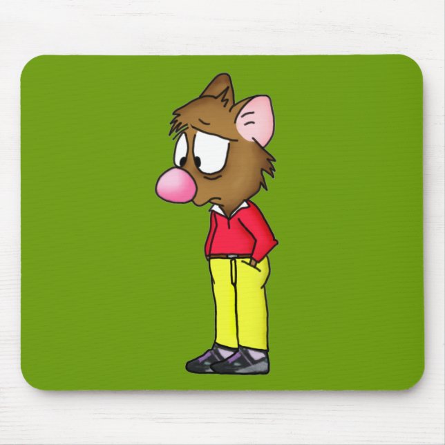 Sad Mouse Mousepad (Vorne)