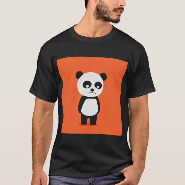 Sad Panda T-Shirt (Vorderseite)