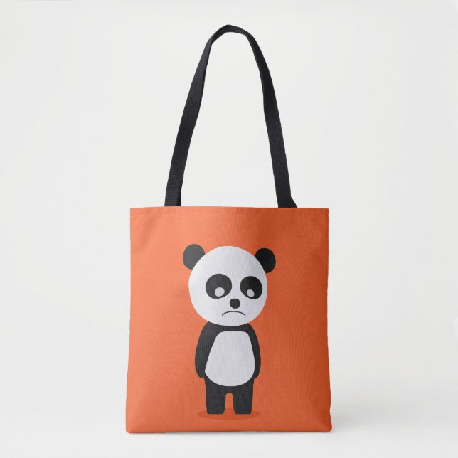 Sad Panda Tasche (Vorderseite)