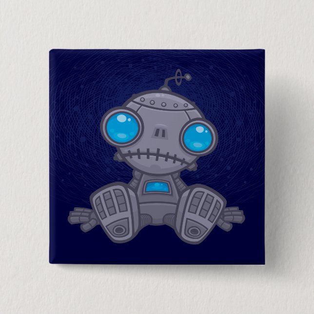 Sad Robot Button (Vorderseite)