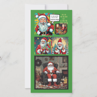 Sad Santa (Familie zu Familie) Flachkarte