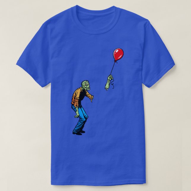 Sad Zombie et Balloon Baseball TShirt (Design devant)
