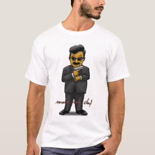 Saddam Hussein font mon T-shirt de jour