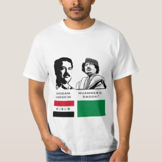 Saddam und Gaddafi T-Shirt