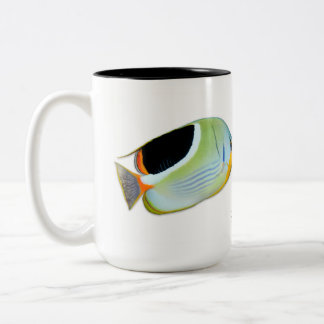 Saddle Butterflyfish Tasse, Chaetodon ephippium Zweifarbige Tasse