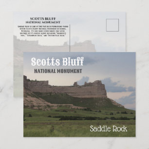 Saddle Rock, Scotts Bluff National Monument, NE Po Postkarte