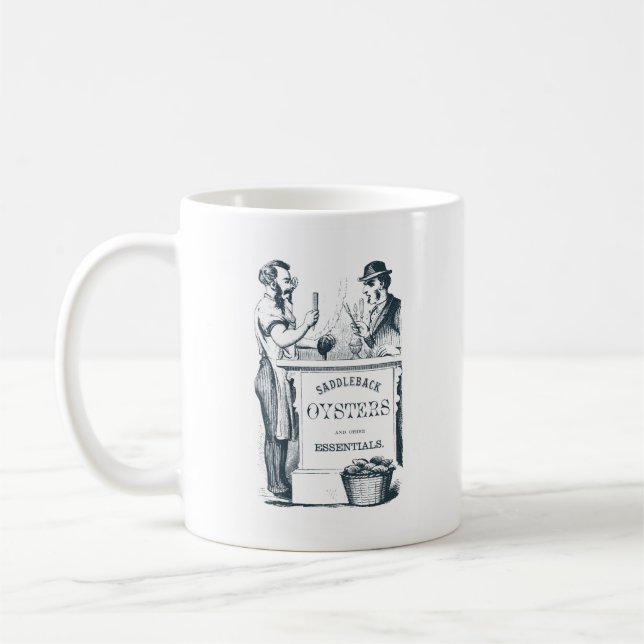 Saddleback-Austern Tasse (Links)