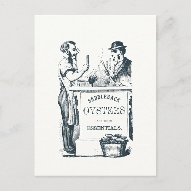 Saddleback Oyster Postkarte (Vorderseite)