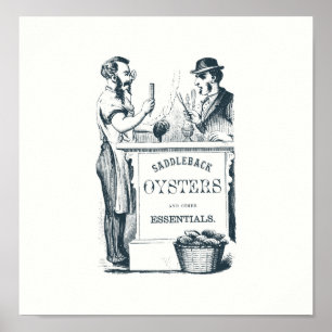 Saddleback Oysters Print Poster
