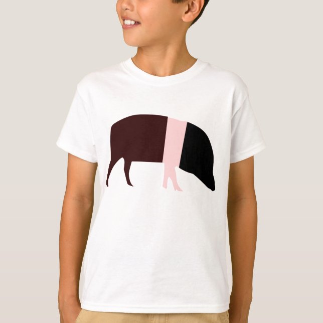 Saddleback Pig Kinder T Shirt (Vorderseite)