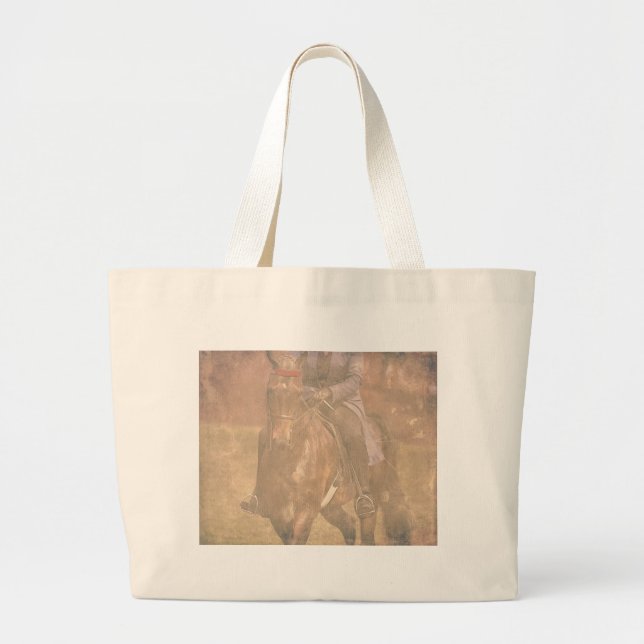 Saddlebred Dreams Jumbo Stoffbeutel (Vorne)