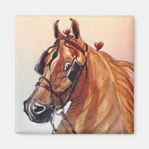 Saddlebred Horse Magnet