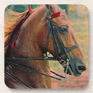 Saddlebred-Imitate-Malerei Getränkeuntersetzer