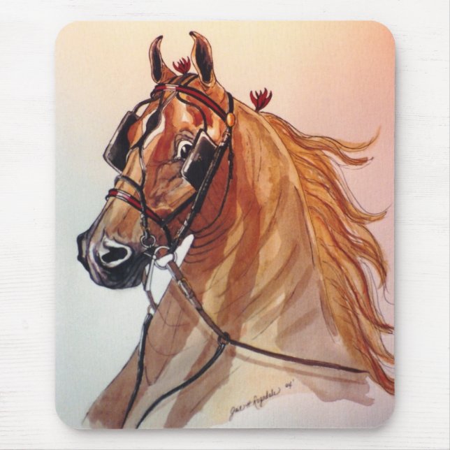 Saddlebred Pferd Mousepad (Vorne)