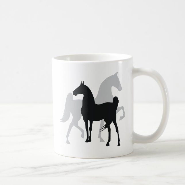 Saddlebred Pferde Kaffeetasse (Rechts)