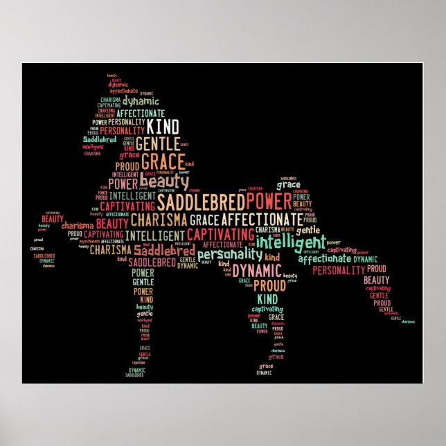 Saddlebred Poster (Vorne)